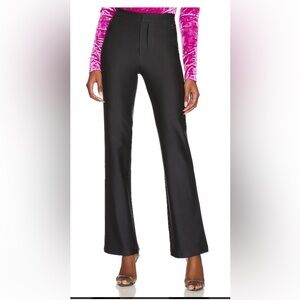 Good American Black Flare Disco Pants